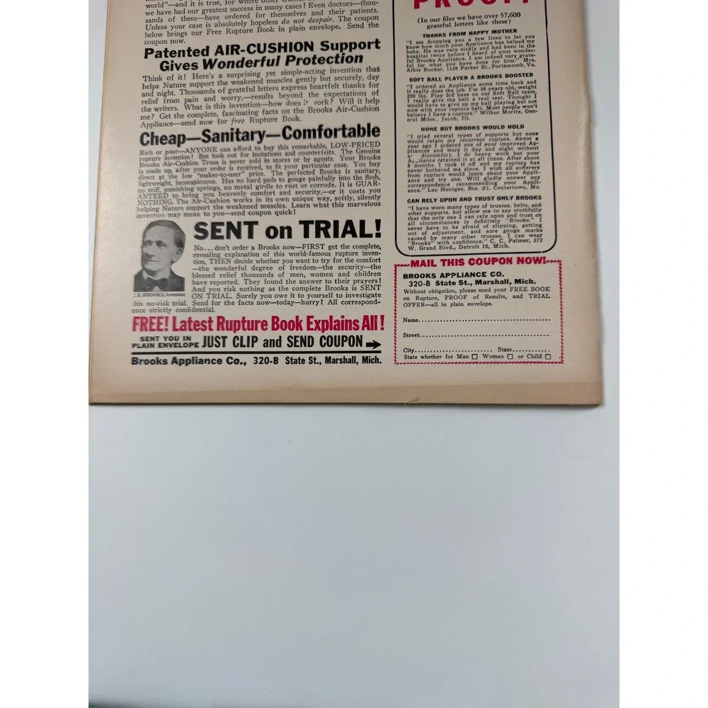 Top Secret Magazine April 1958 Elvis Presley Frank Sinatra Lena Horne Vintage